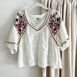 Pilcro embroidered top